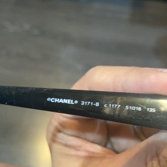 Chanel eyeglasses, tweed, clear pattern - Picture 5 of 5